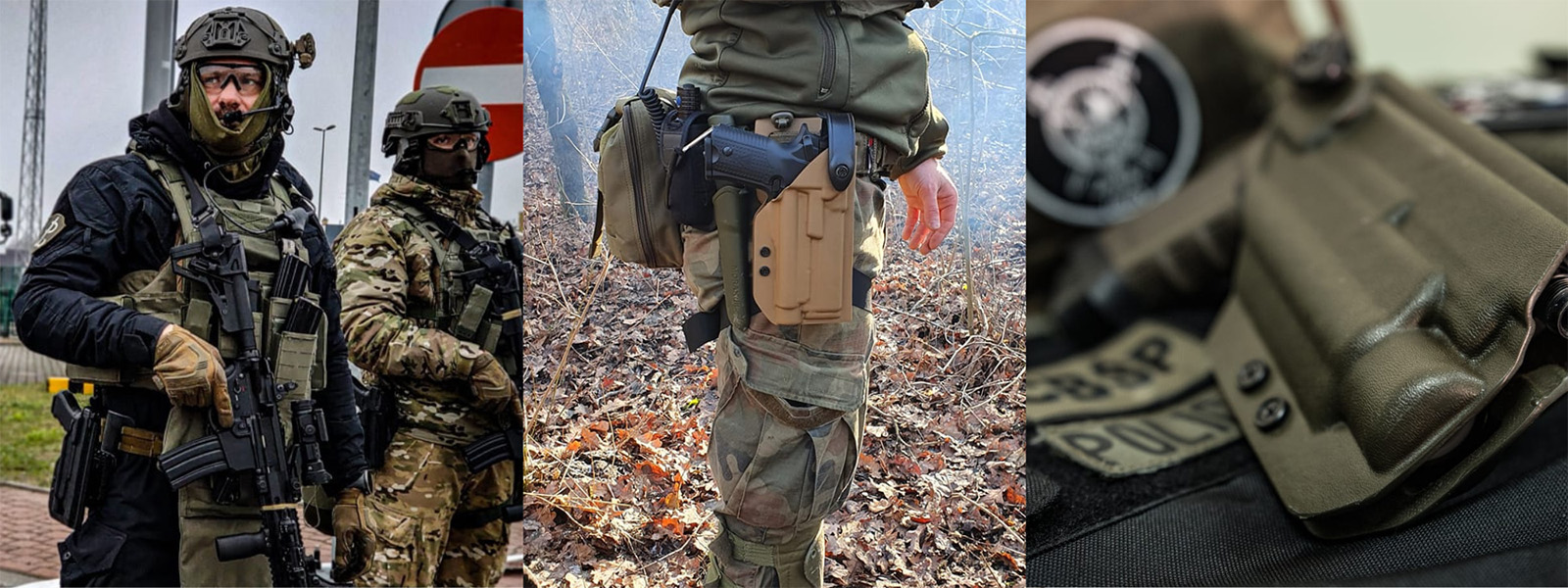 PROFESJONALNE KABURY DLA JEDNOSTEK SPECJANYCH WOJSKA I POLICJI